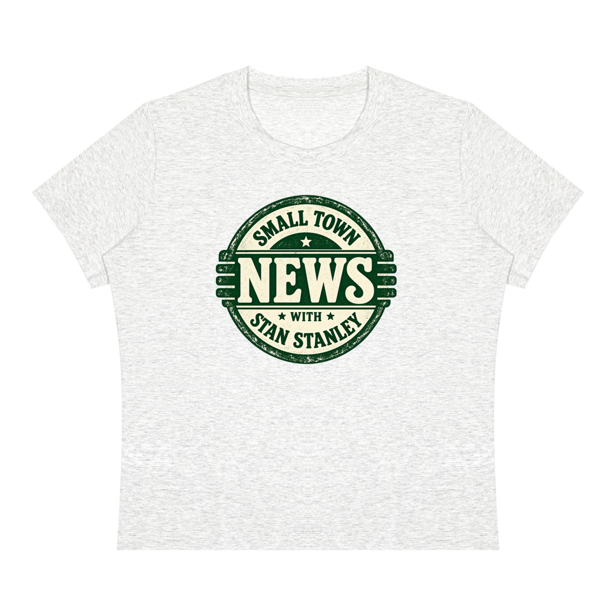 Women's Crewneck SMALL TOWN NEWS LOGO