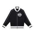 Color Block Raglan Sleeve Zip Track Jacket